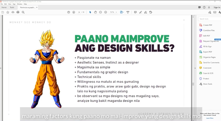 Paano maimprove and design skills?